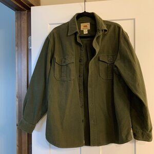 Men's Heavy Dakota Grizzly Flannel Shirt, Size Large